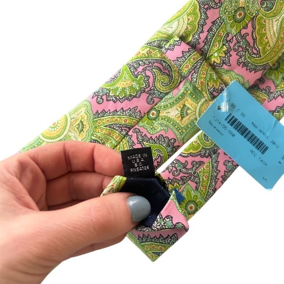 Royal Classic Men's Silk Paisley Necktie Multicolor Formal Wedding NEW - Picture 5 of 6